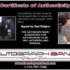 Bad Religion proof of signing certificate