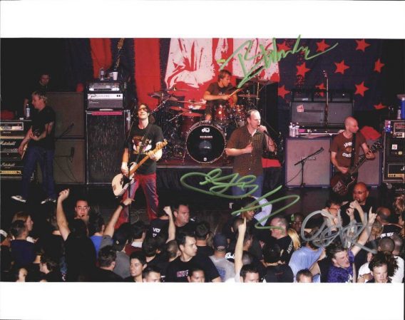 Bad Religion authentic signed 8x10 picture