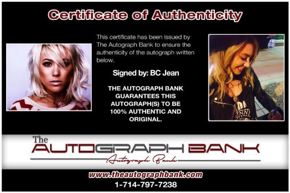 BC Jean proof of signing certificate