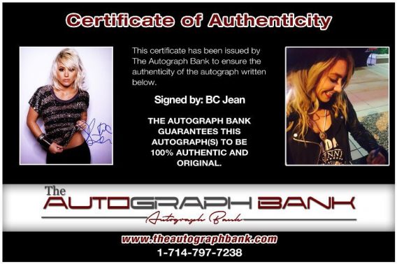 BC Jean proof of signing certificate