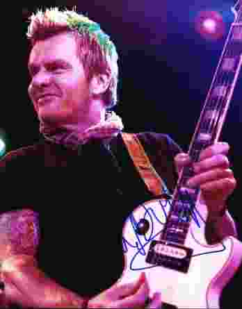 Billy Duffy authentic signed 8x10 picture