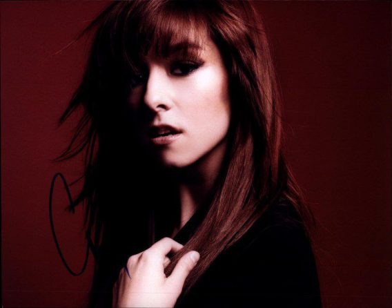 Christina Grimmie authentic signed 8x10 picture
