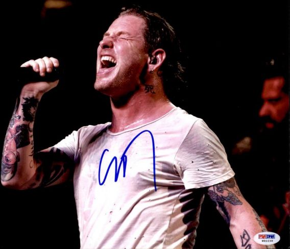 Corey Taylor authentic signed 8x10 picture