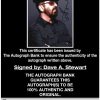 Dave A Stewart proof of signing certificate