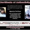 Fred Durst proof of signing certificate