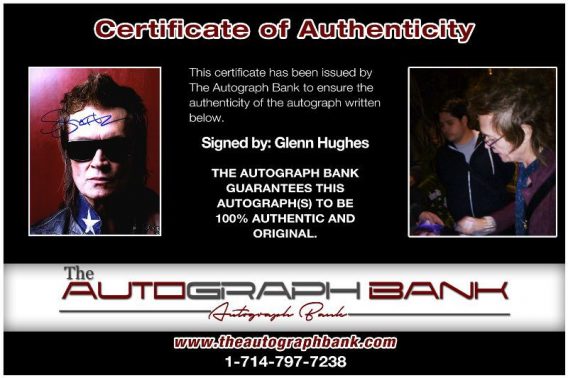 Glenn Hughes proof of signing certificate