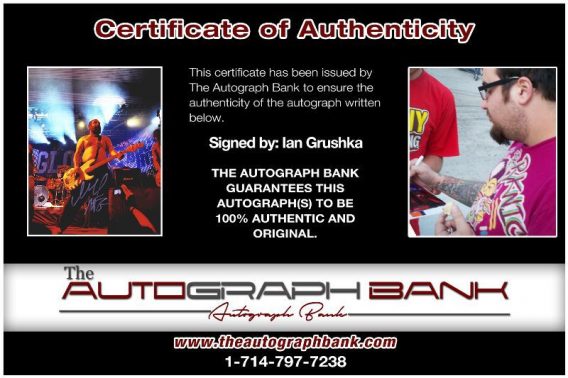Ian Grushka proof of signing certificate