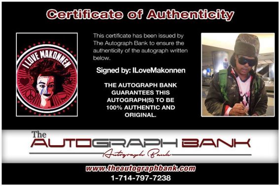 ILoveMakonnen proof of signing certificate