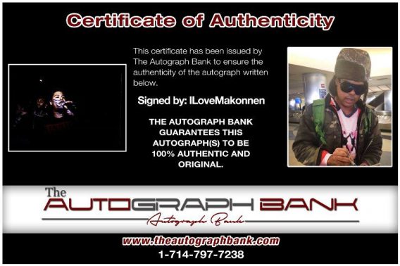 ILoveMakonnen proof of signing certificate