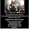Jenny Lewis proof of signing certificate