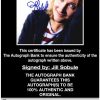 Jill Sobule proof of signing certificate