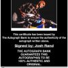 Josh Rand proof of signing certificate