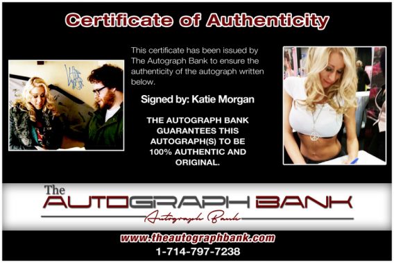 Katie Morgan proof of signing certificate