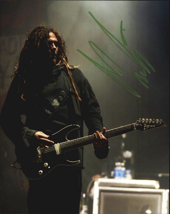Munky of Korn authentic signed 8x10 picture