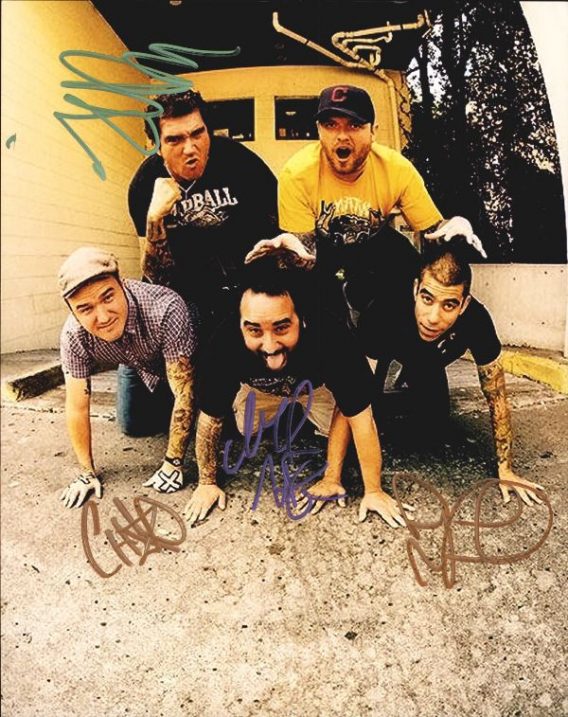 New Found authentic signed 8x10 picture