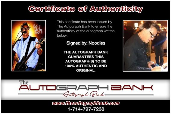 Noodles proof of signing certificate