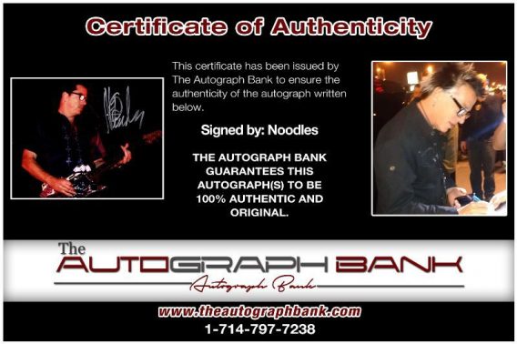 Noodles of Offspring proof of signing certificate