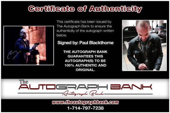 Paul Blackthorne proof of signing certificate