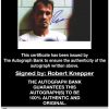 Robert Knepper proof of signing certificate