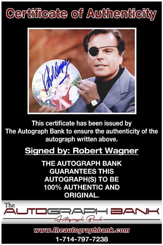 Robert Wagner proof of signing certificate