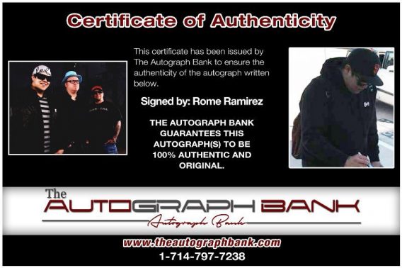 Rome Ramirez proof of signing certificate