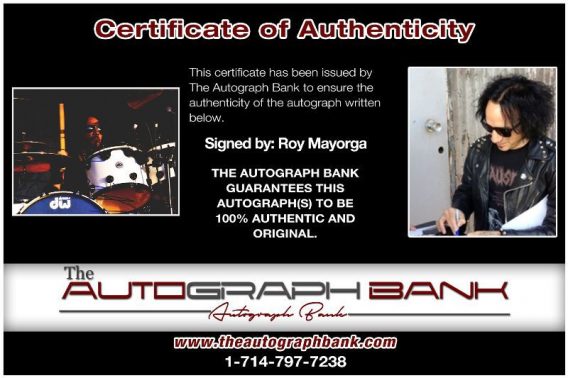 Roy Mayorga proof of signing certificate