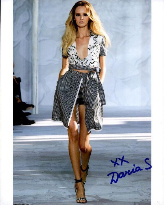 Daria Strokous authentic signed 8x10 picture