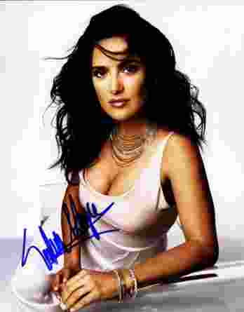 Salma Hayek authentic signed 8x10 picture