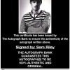 Sam Riley proof of signing certificate