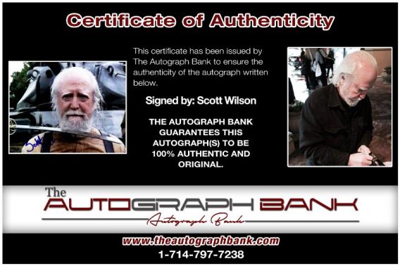 Scott Wilson proof of signing certificate