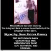 Sean Patrick proof of signing certificate