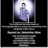 Sebastian Stan proof of signing certificate
