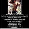 Shawn Mendes proof of signing certificate