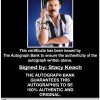 Stacy Keach proof of signing certificate