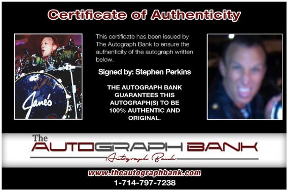 Stephen Perkins proof of signing certificate