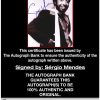 Sergio Mendes proof of signing certificate