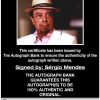 Sergio Mendes proof of signing certificate