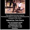 Tom Payne proof of signing certificate