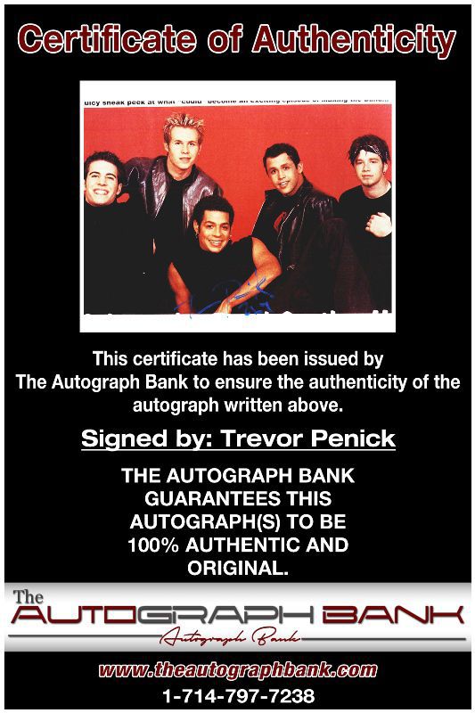 Trevor Penick proof of signing certificate
