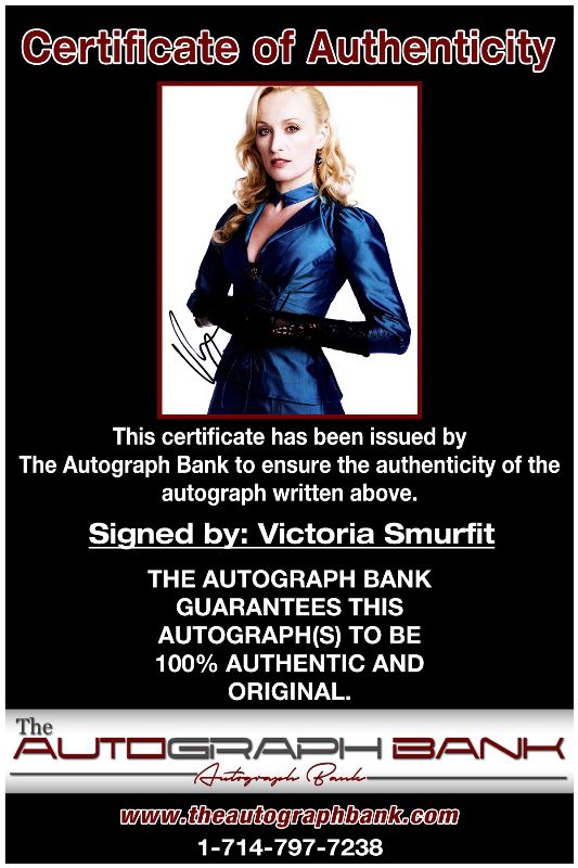 Victoria Smurfit proof of signing certificate