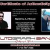 A.J. McLean proof of signing certificate