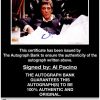 Al Pacino proof of signing certificate