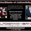 Alain Moussi proof of signing certificate