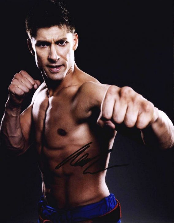 Alain Moussi authentic signed 8x10 picture