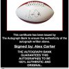 Alex Carter proof of signing certificate