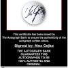 Alex Cejka proof of signing certificate