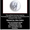 Alex Cejka proof of signing certificate
