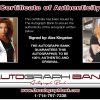 Alex Kingston proof of signing certificate