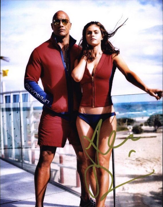 Alexandra Daddario authentic signed 8x10 picture