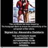 Alexandra Daddario proof of signing certificate
